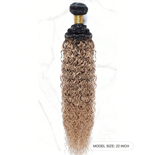 Ombre Blonde Virgin Human Hair Bundles – Smooth, Silky & Full