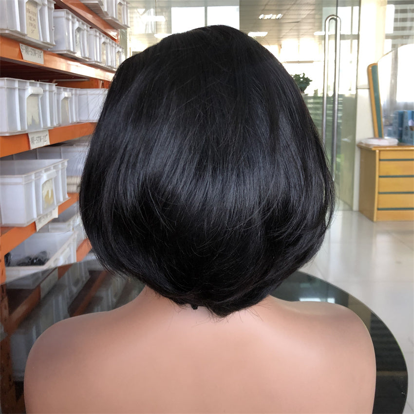 Wholesale 5x5 Transparent Lace Drawstring Wig Cap, 8 Inch, 1B Natural Black