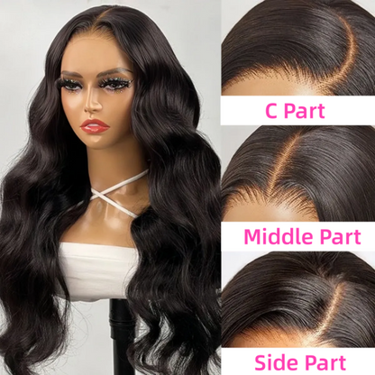 Body Wave Wear Go Wig Pre cut 6x5 Lace Natural Hairline Glueless Wig With Baby Hair