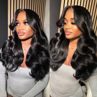 Body Wave Wear Go Wig Pre cut 6x5 Lace Natural Hairline Glueless Wig With Baby Hair
