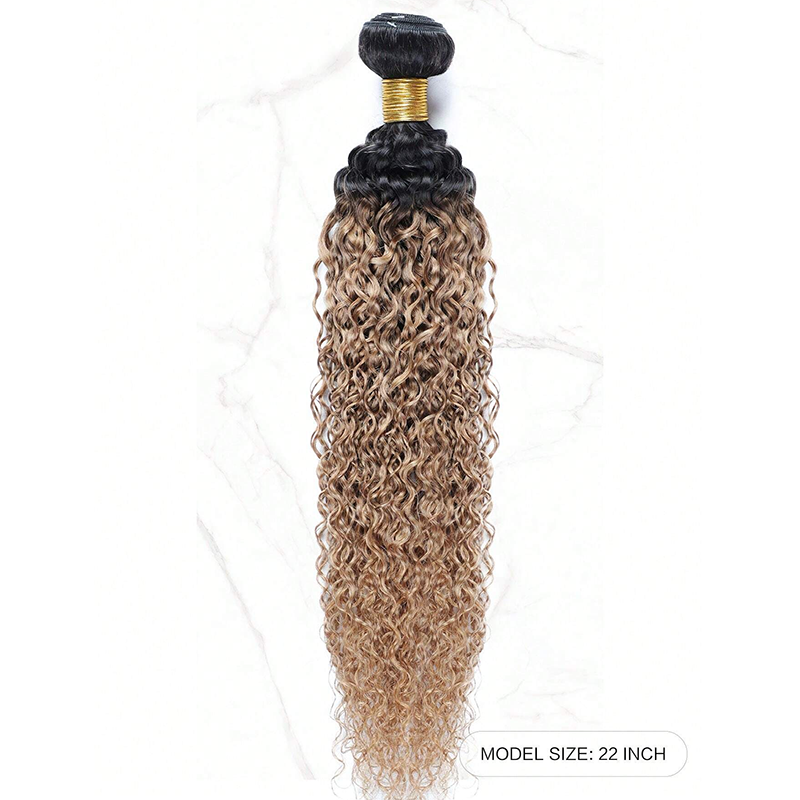 Ombre Blonde Virgin Human Hair Bundles – Smooth, Silky & Full