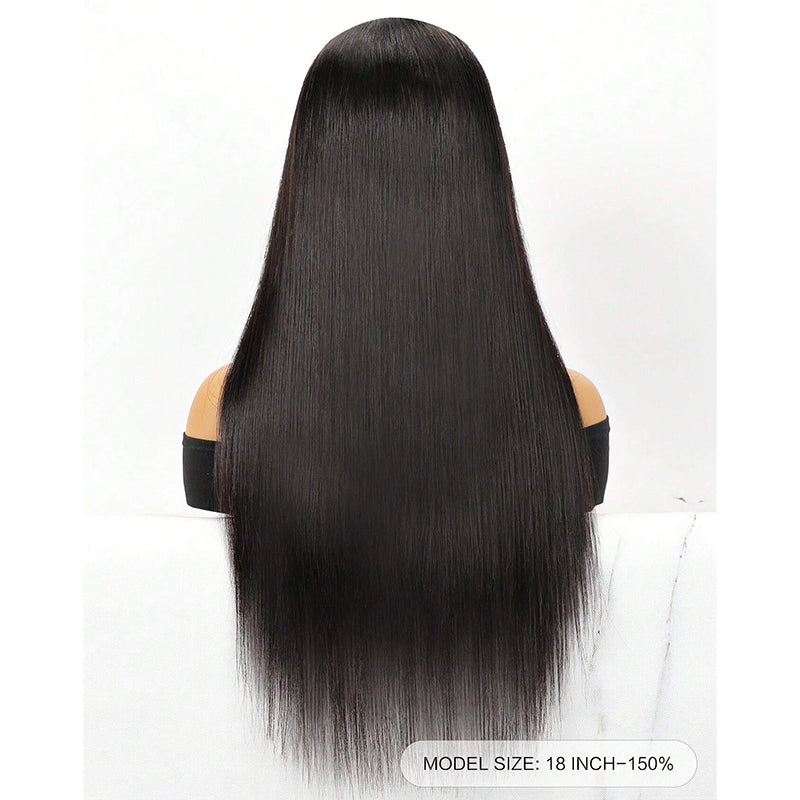 200% Density Straight Full Lace Human Hair Wig (16–26 Inches)