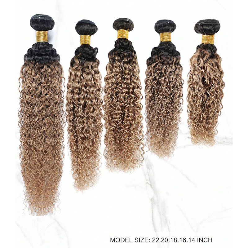 Ombre Blonde Virgin Human Hair Bundles – Smooth, Silky & Full