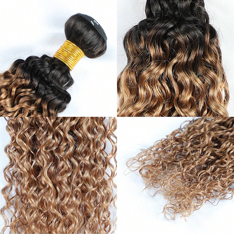 Ombre Blonde Virgin Human Hair Bundles – Smooth, Silky & Full
