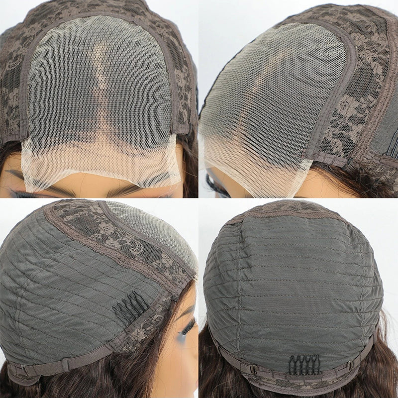 Body Wave Remy Human Hair Closure Wig – 4x4 Transparent Swiss Lace, Pre-Plucked, Bleached Knots