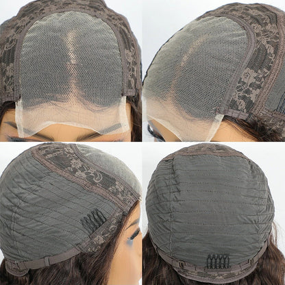 Body Wave Remy Human Hair Closure Wig – 4x4 Transparent Swiss Lace, Pre-Plucked, Bleached Knots