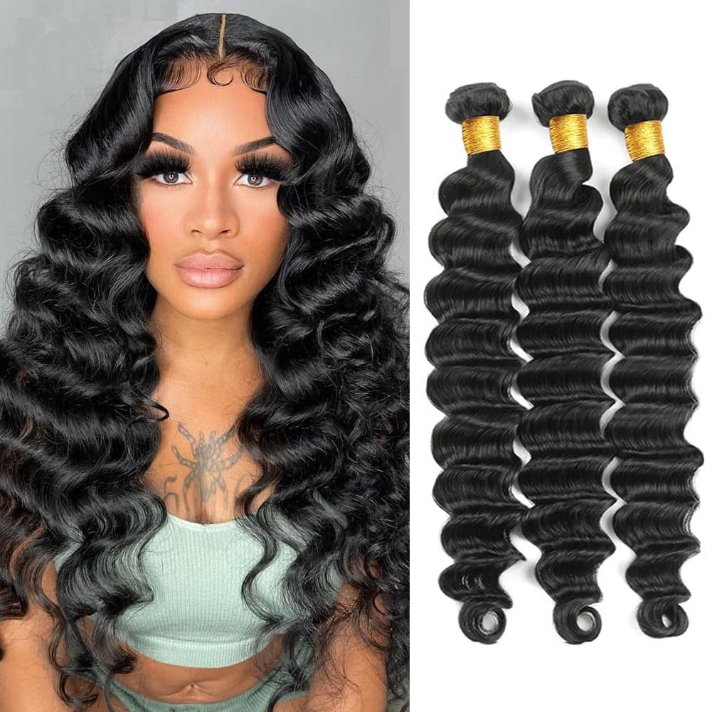 8-30in Virgin Raw Brazilian 100% Human Hair Bundle Loose Wave Hair Weave
