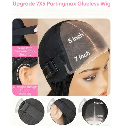 Easy Wear Glueless 9x6 Pre Cut Lace Wig Virgin Cuticle Aligned Human Hair Lace Closure Wigs- Beginner Friendly