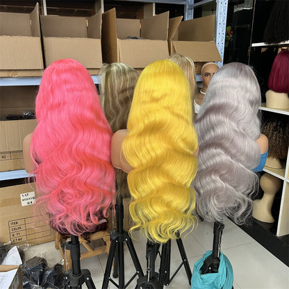 Wholesale Colored Lace Front Human Hair Wigs – Bold & Fashion-Forward Styles