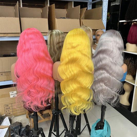 Wholesale Colored Lace Front Human Hair Wigs – Bold & Fashion-Forward Styles