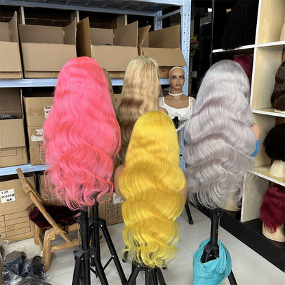 Wholesale Colored Lace Front Human Hair Wigs – Bold & Fashion-Forward Styles