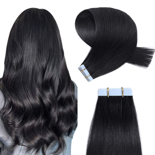 100% Russian Remy Tape in Hair Extensions