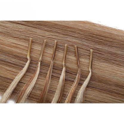 Natural Human Hair Extension Wholesale Thick End Keratin Flat U Nano Remy Hair