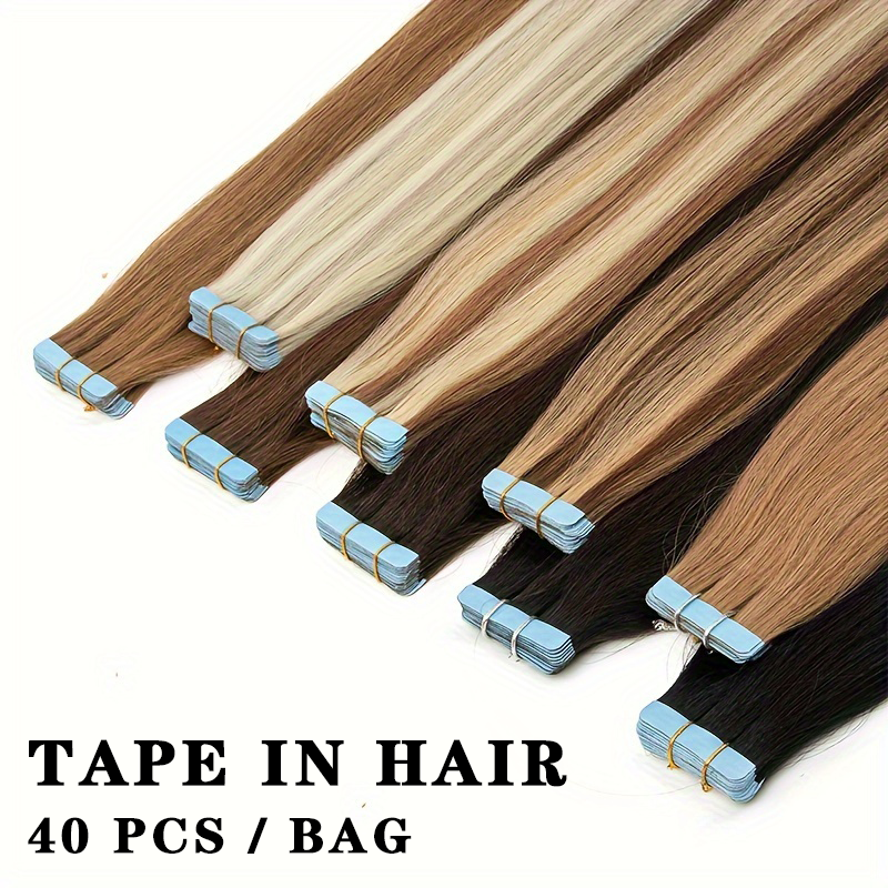 Raw Hair Russian Remy Double Drawn Injected Tape Hair Extension Cuticle Aligned Seamless Invisible Tape in Hair Extensions
