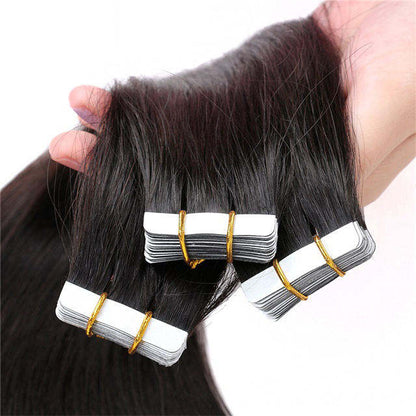 100% Russian Remy Tape in Hair Extensions