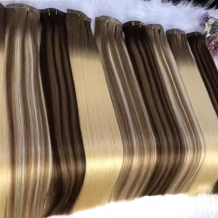 Unprocessed 100% Human Hair Clip In Hair Extension