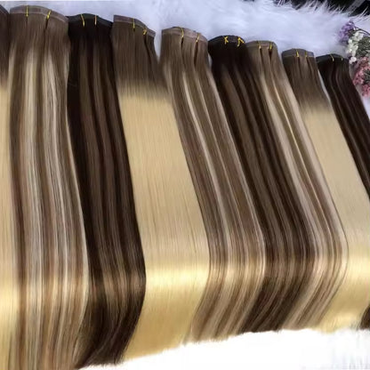 Unprocessed 100% Human Hair Clip In Hair Extension