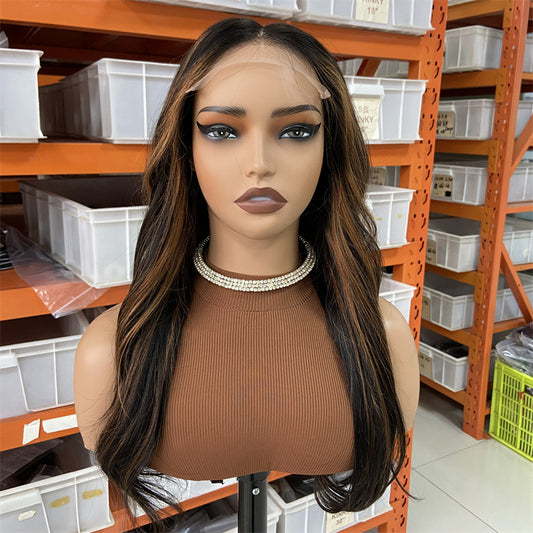 Balayage Straight Lace Front Wig! Effortless Glam & Natural Volume