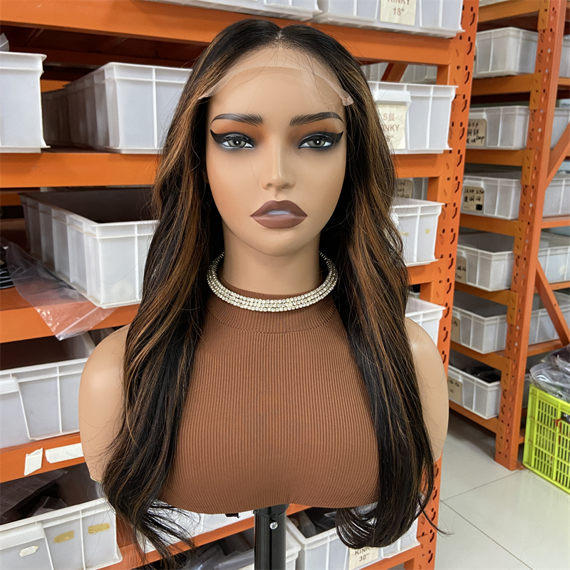 Balayage Straight Lace Front Wig! Effortless Glam & Natural Volume