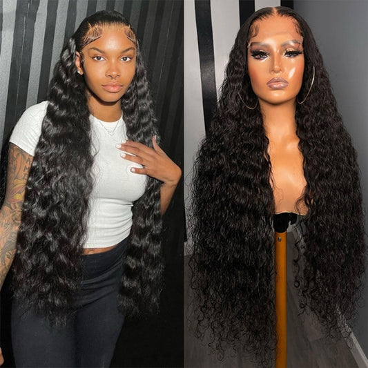 Deep Wave Human Hair Wig Ready to Go Glueless 6x5 Lace Closure Wigs Beginner Friendly
