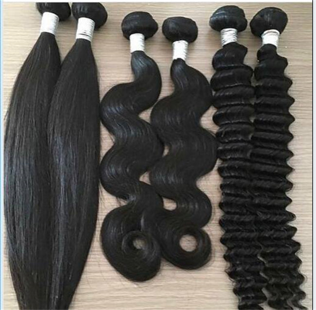 Wholesale 12a Grade Virgin Human Hair Bundles Natural Color