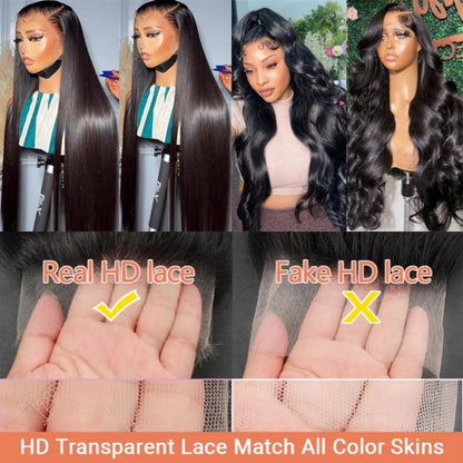 Glueless Curtain Bangs Wigs Human Hair Pre Cut 6x5 Lace Wavy Layer Cut Wigs Easy-to-wear