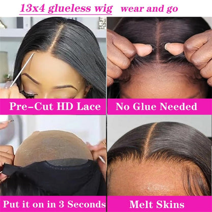 7x5 Layer Cut Wig OEM 100% Human Hair Lace Front Wigs For Women