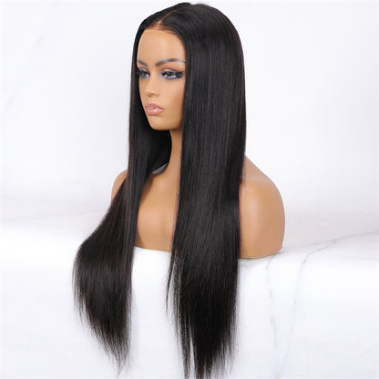 5x5 Pre Cut Lace Wig ,Transparent Swiss Lace Frontal Vendors,Glueless Human Hair Wig