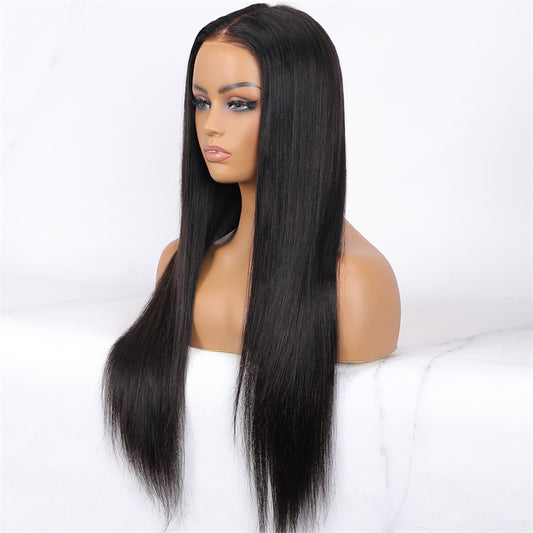 5x5 Pre Cut Lace Wig ,Transparent Swiss Lace Frontal Vendors,Glueless Human Hair Wig