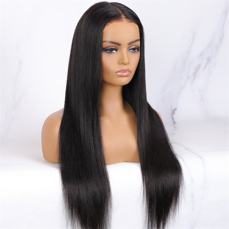 5x5 Pre Cut Lace Wig ,Transparent Swiss Lace Frontal Vendors,Glueless Human Hair Wig